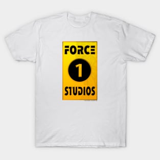 Force 1 Studios Gold Bar Logo (Light Shirts) T-Shirt